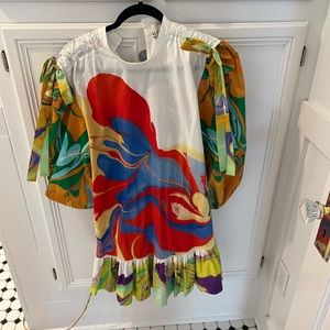 Cute Alemais dress, worn once for a few hours. Runs big